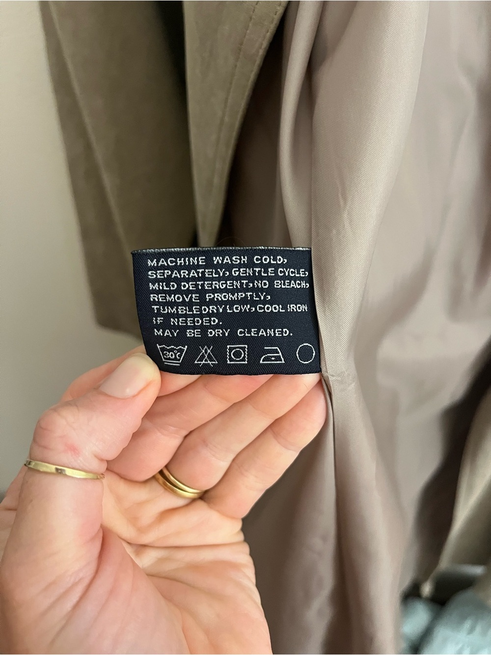 London Fog Women's Taupe Trench Coat - Picture 7 of 8